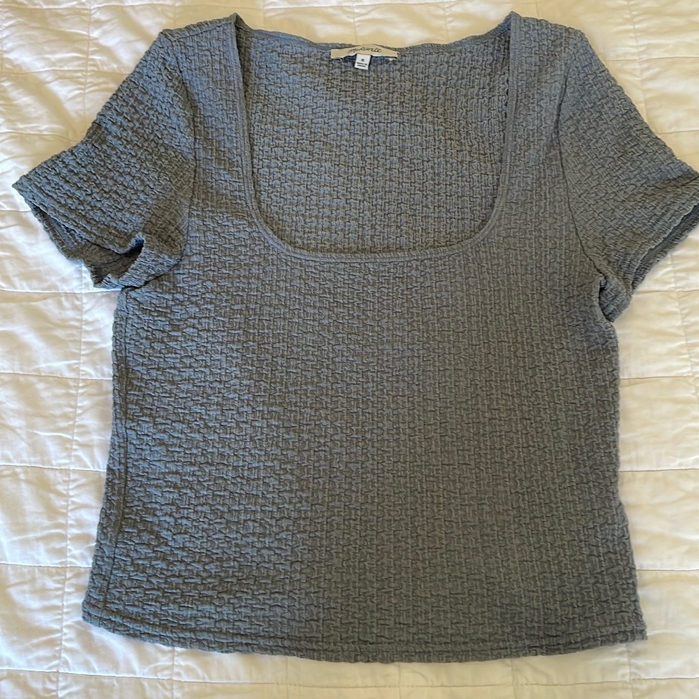 Madewell women’s popcorn top